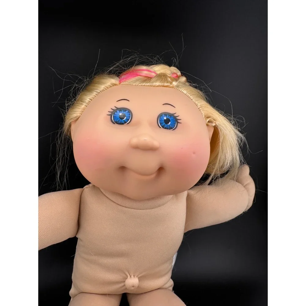 Cabbage Patch Kid Cornsilk‎ Pink Color Doll Blonde Blue Eyes Girl 14